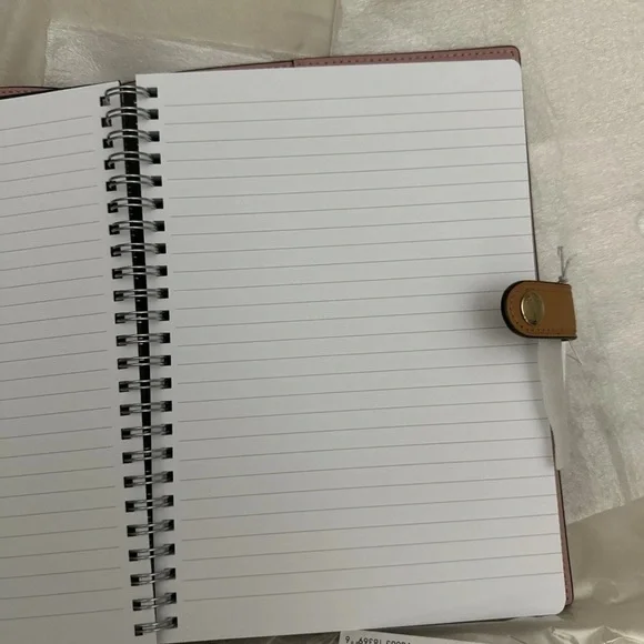 Coach Powder Pink Notebook, New - Picture 3 of 3